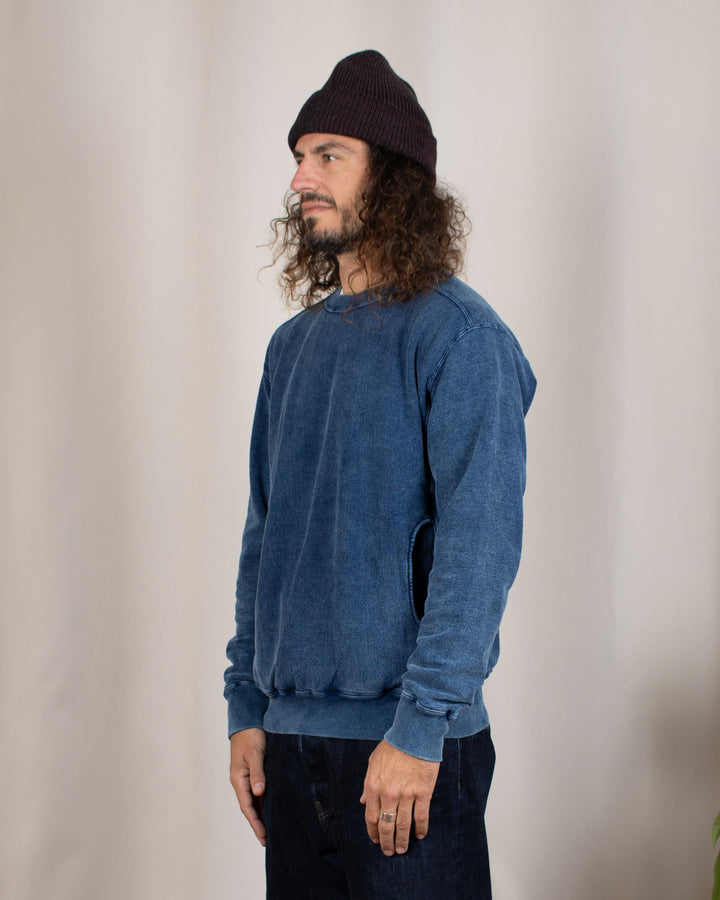 Heavy Crew Sweat Indigo