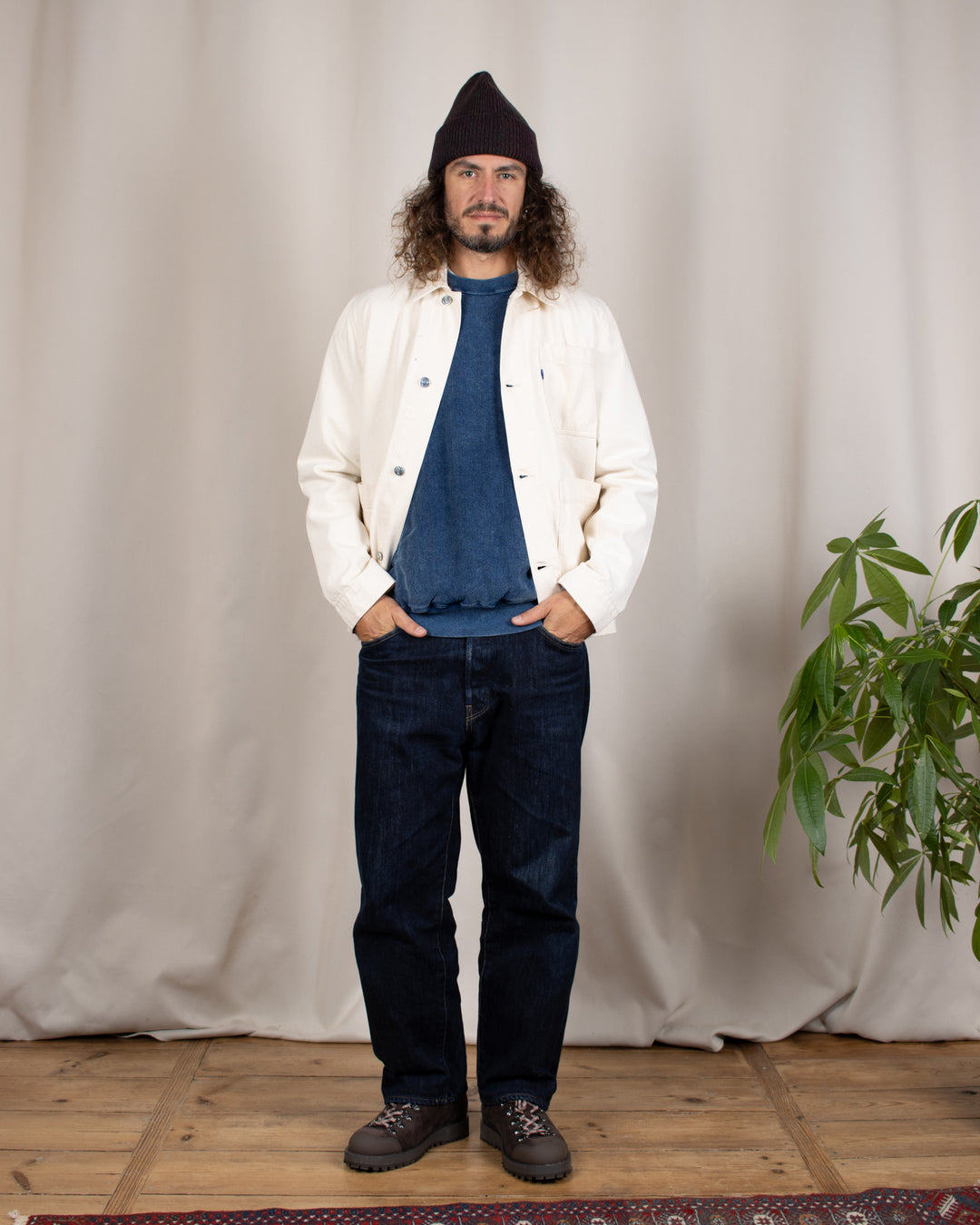 Heavy Crew Sweat Indigo