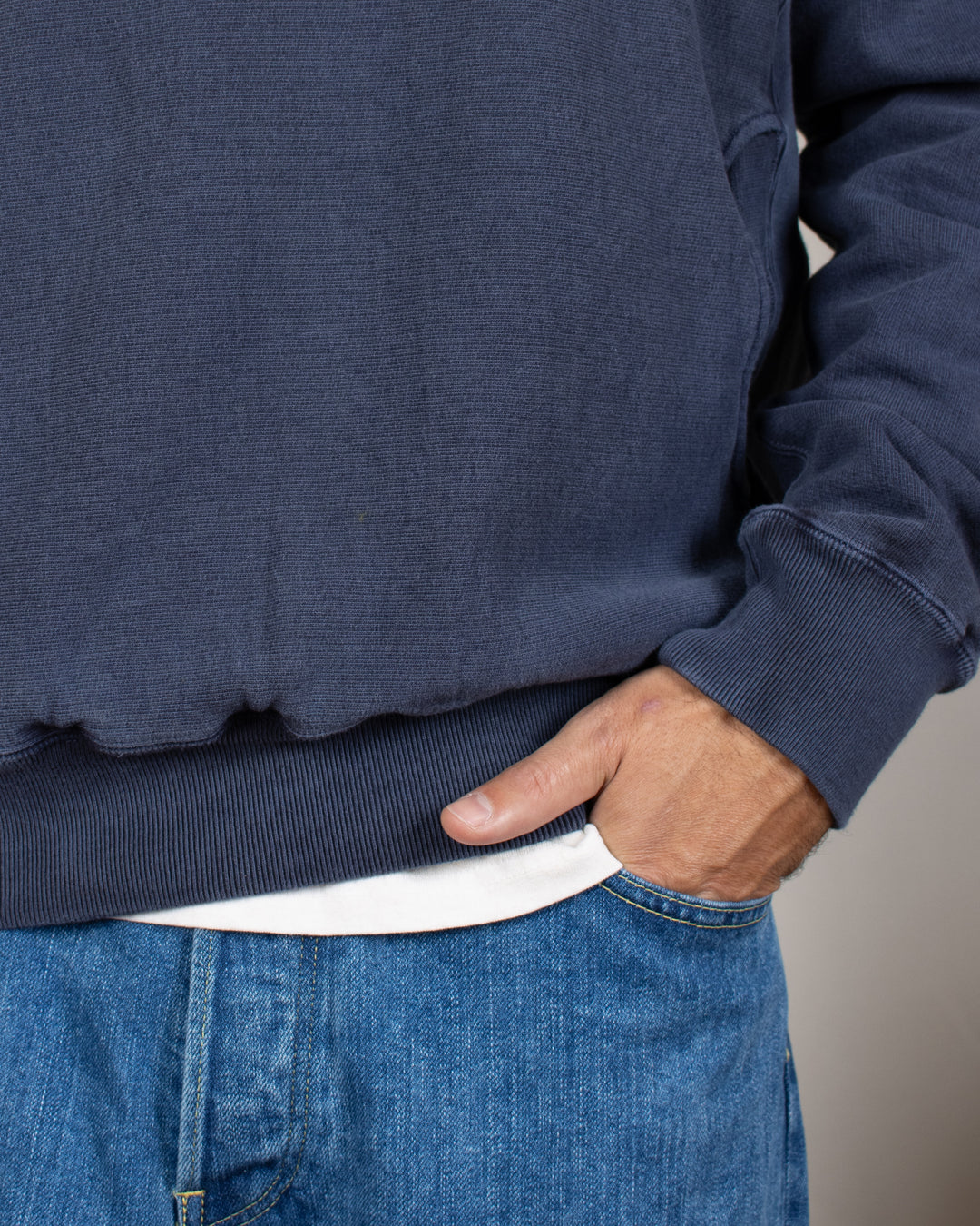 Heavy Pullover Hood Sweat P-Navy