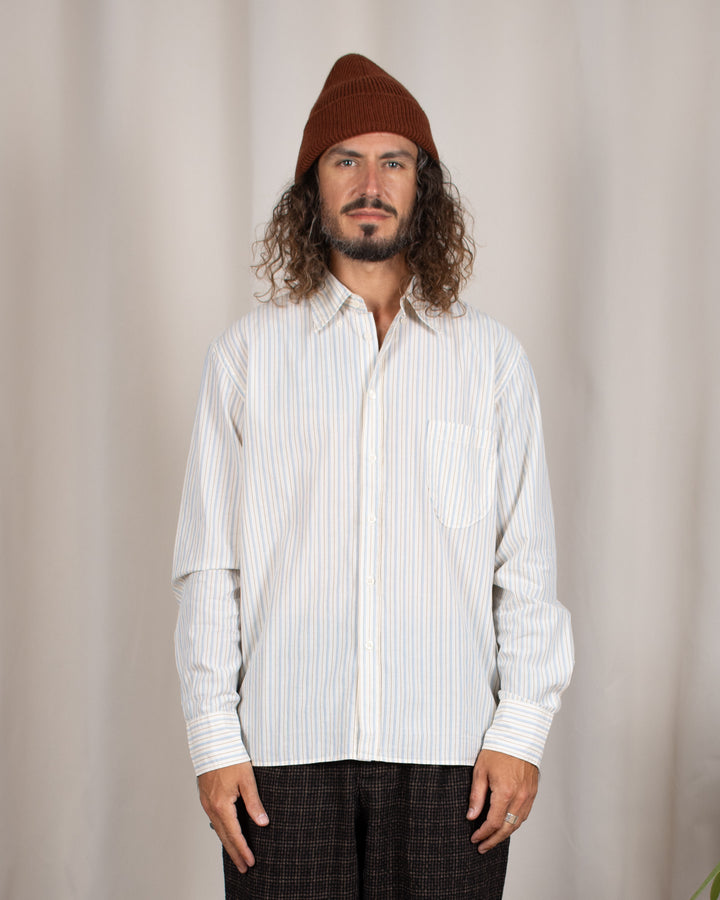 Lazy Day Shirt Pop Stripe One Ecru