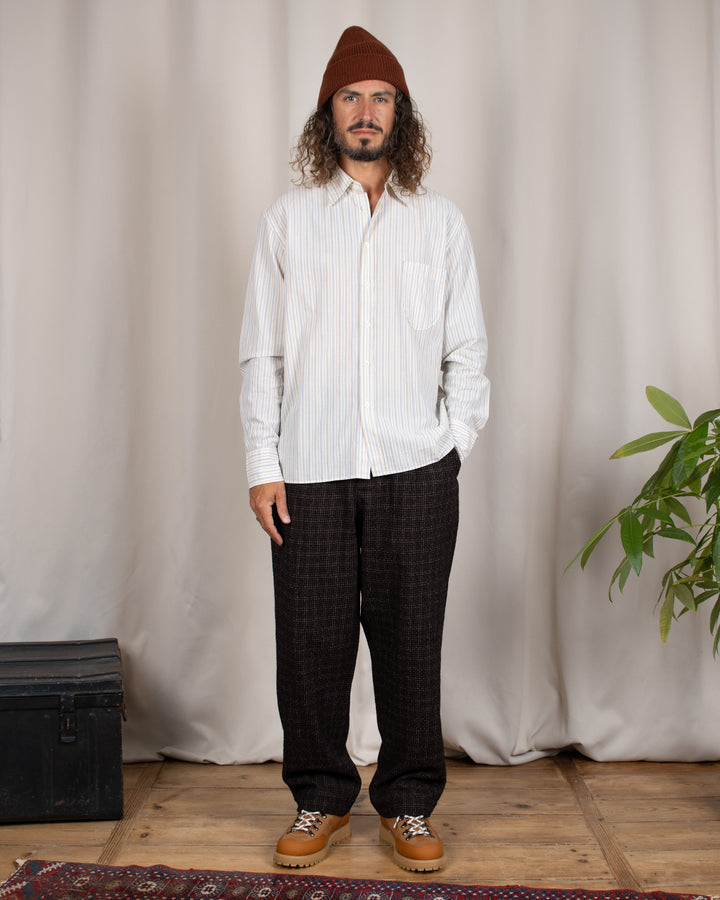 Lazy Day Shirt Pop Stripe One Ecru