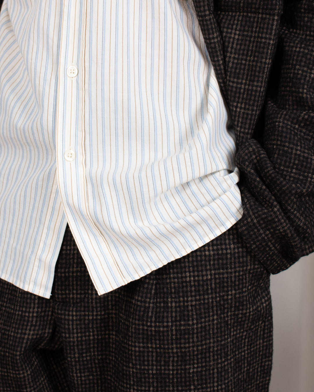 Lazy Day Shirt Pop Stripe One Ecru