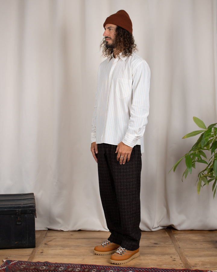 Lazy Day Shirt Pop Stripe One Ecru