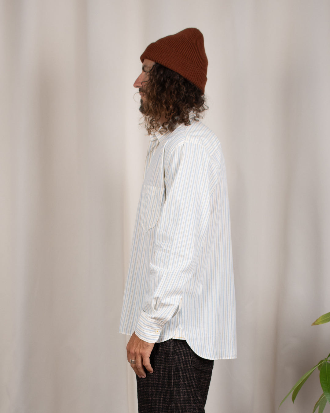 Lazy Day Shirt Pop Stripe One Ecru