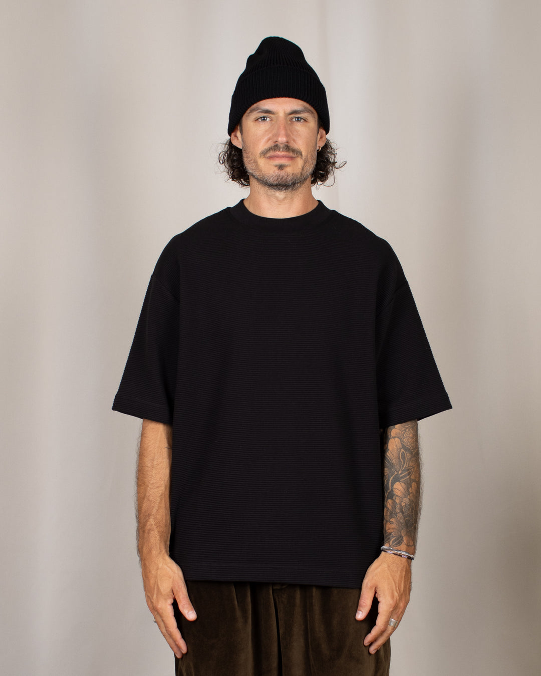 Ottoman Oversize Tee Black