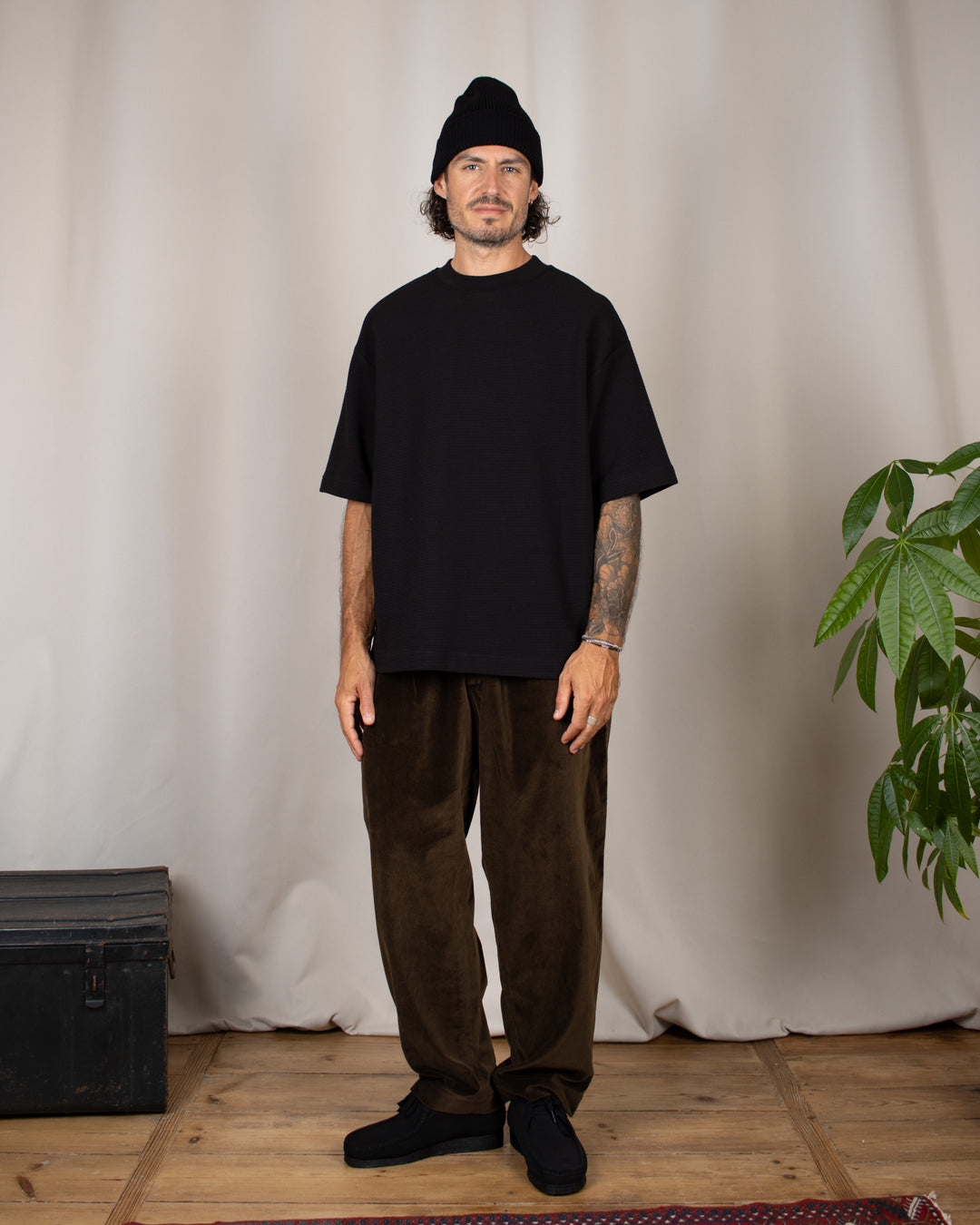 Ottoman Oversize Tee Black