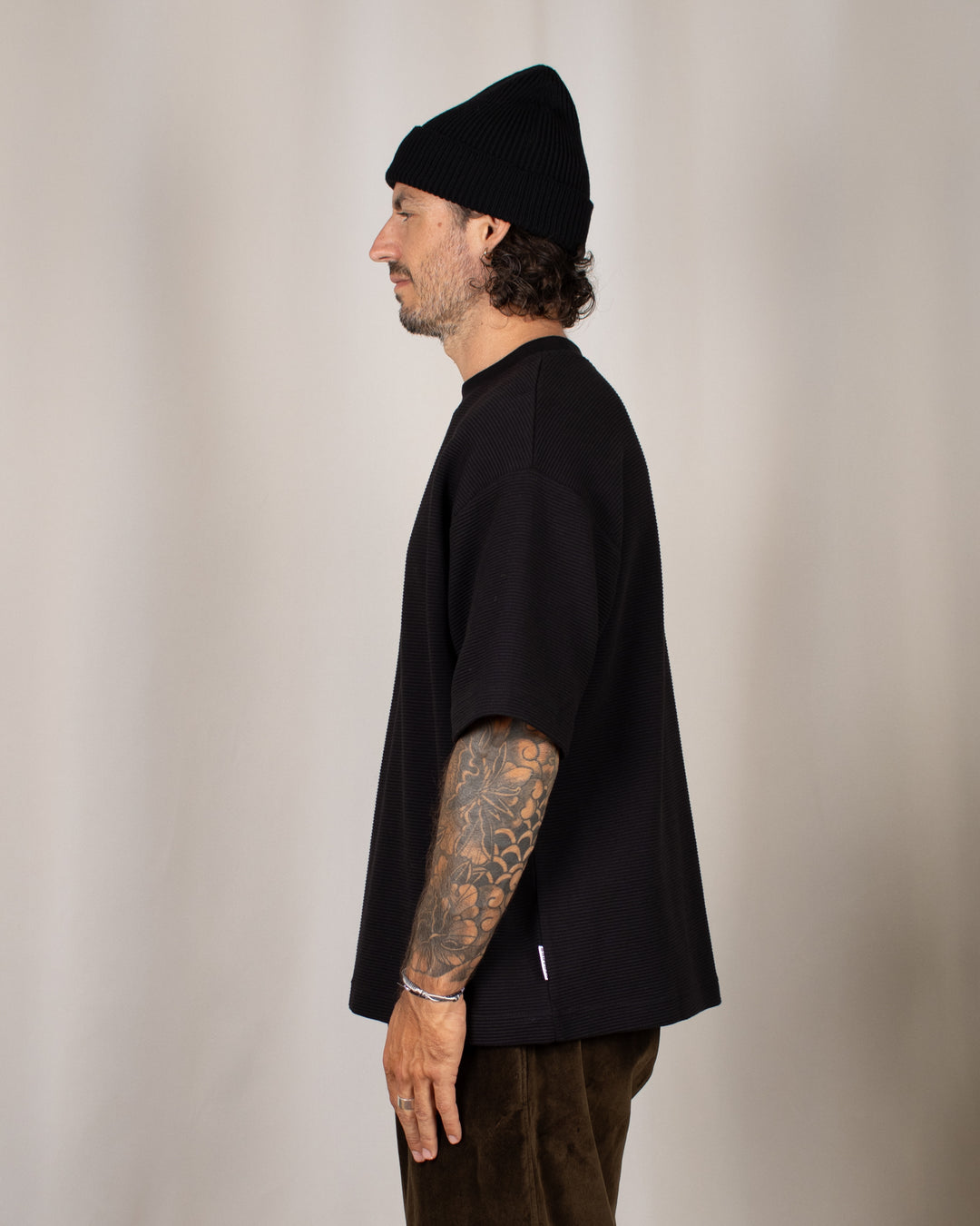 Ottoman Oversize Tee Black
