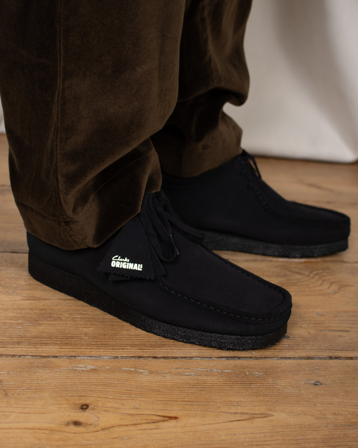 Wallabee Originals Black Suede