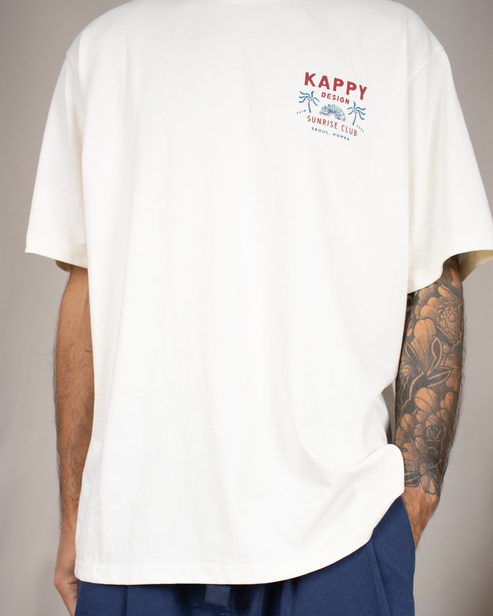 Palm Coast Half T-Shirt Cream