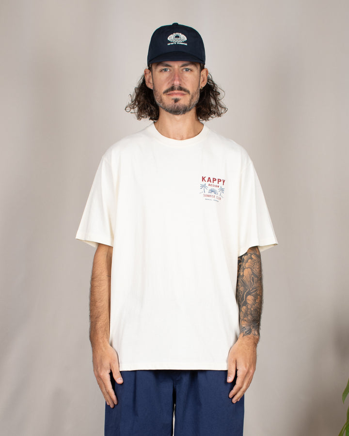 Palm Coast Half T-Shirt Cream