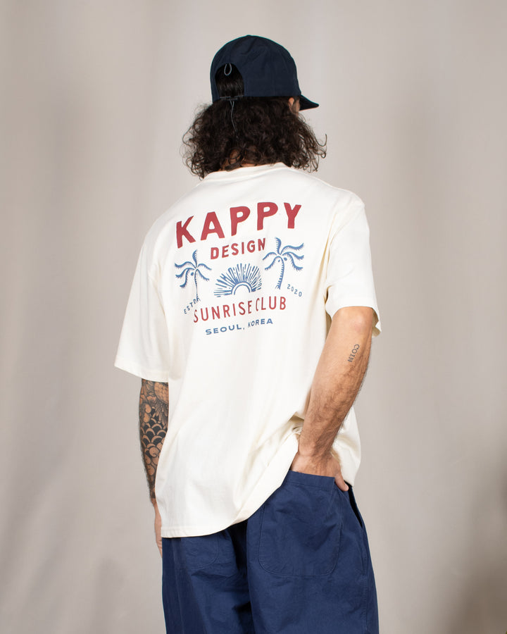 Palm Coast Half T-Shirt Cream