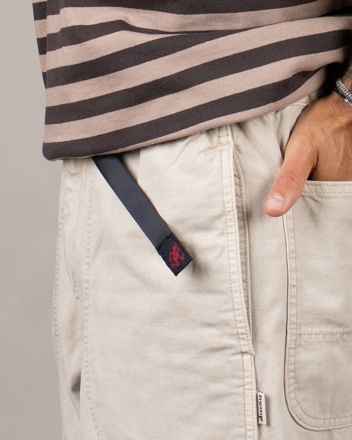 Hemp Canvas Double Knee Pant Storm Pigment