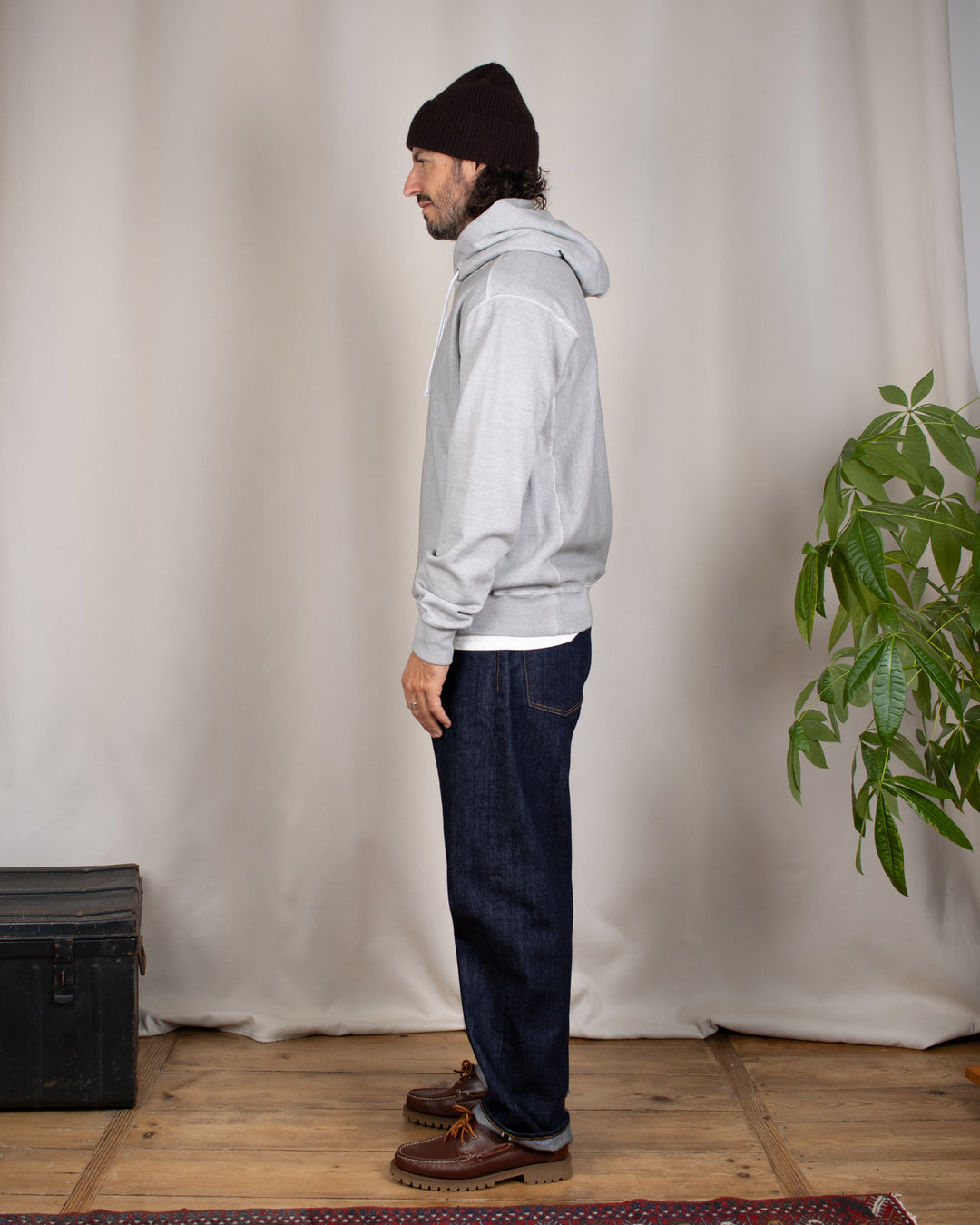 Heavy Pullover Hood Sweat P-Ash