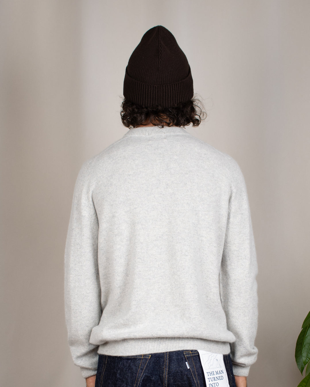 Armen Crew-Neck Jumper Silver