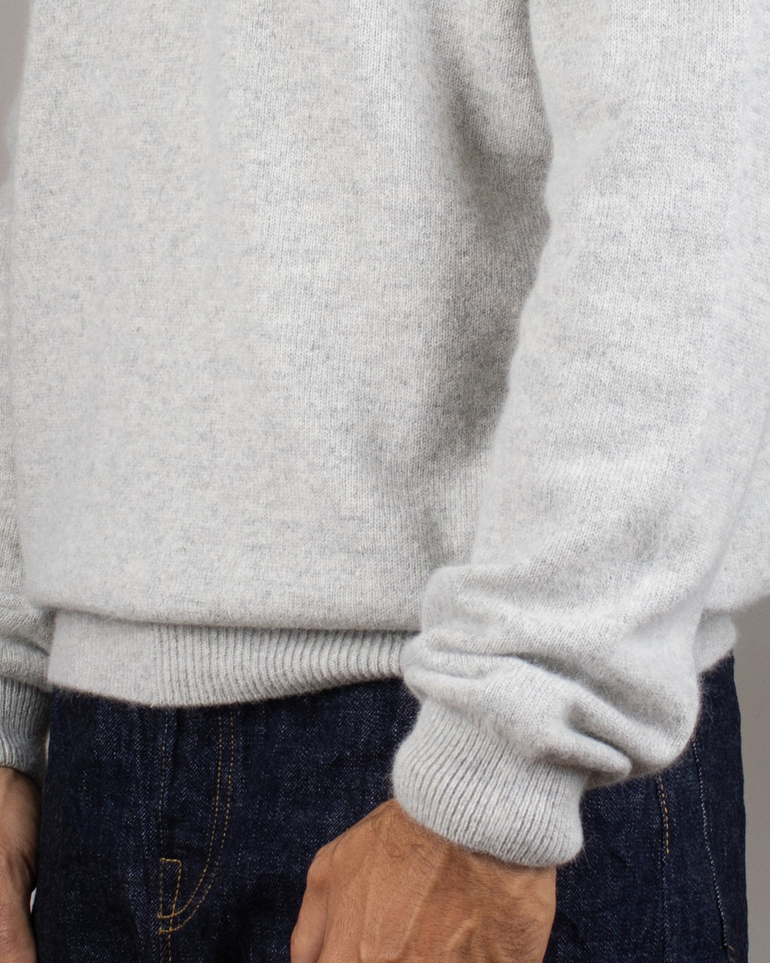 Armen Crew-Neck Jumper Silver