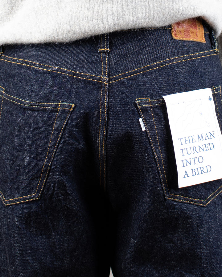 0815 13.5oz Denim Loose Fit One Wash Indigo
