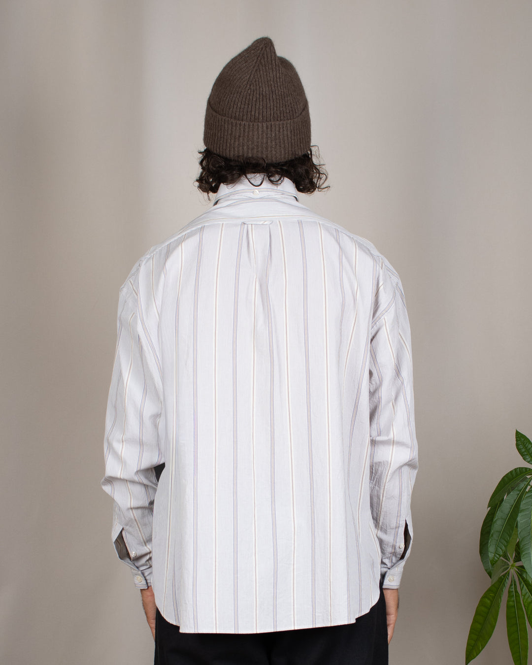 Long Sleeve Baggy Shirt Organic Cotton Thousand Stripes 2