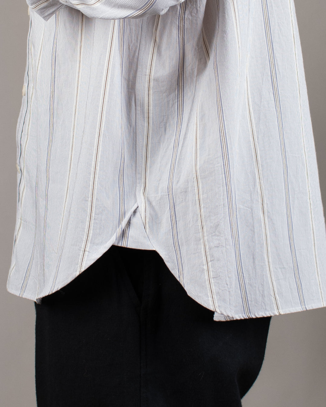 Long Sleeve Baggy Shirt Organic Cotton Thousand Stripes 2