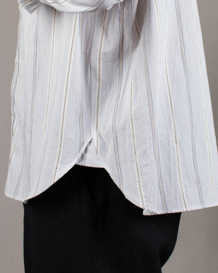 Long Sleeve Baggy Shirt Organic Cotton Thousand Stripes 2