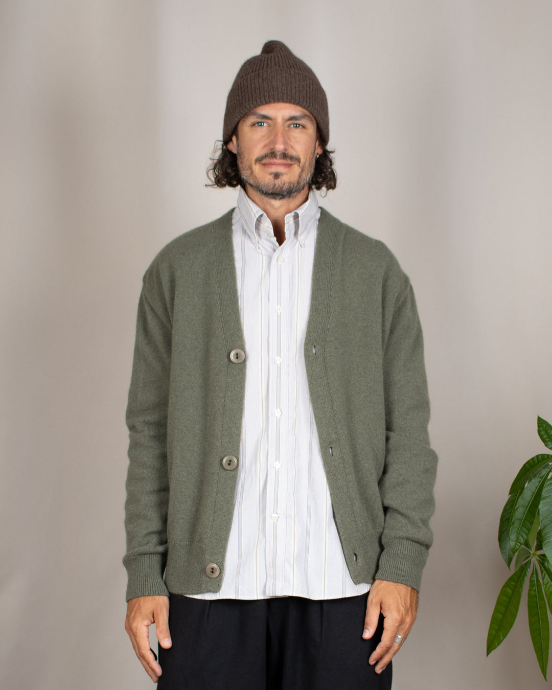 Cardigan Armen Green Thicket