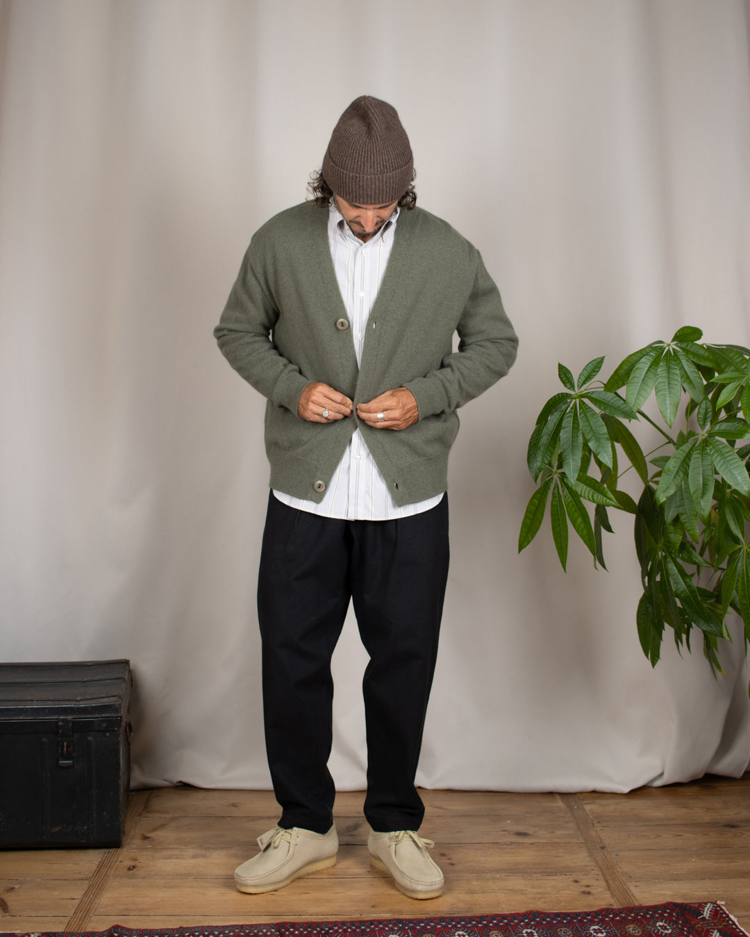 Cardigan Armen Green Thicket