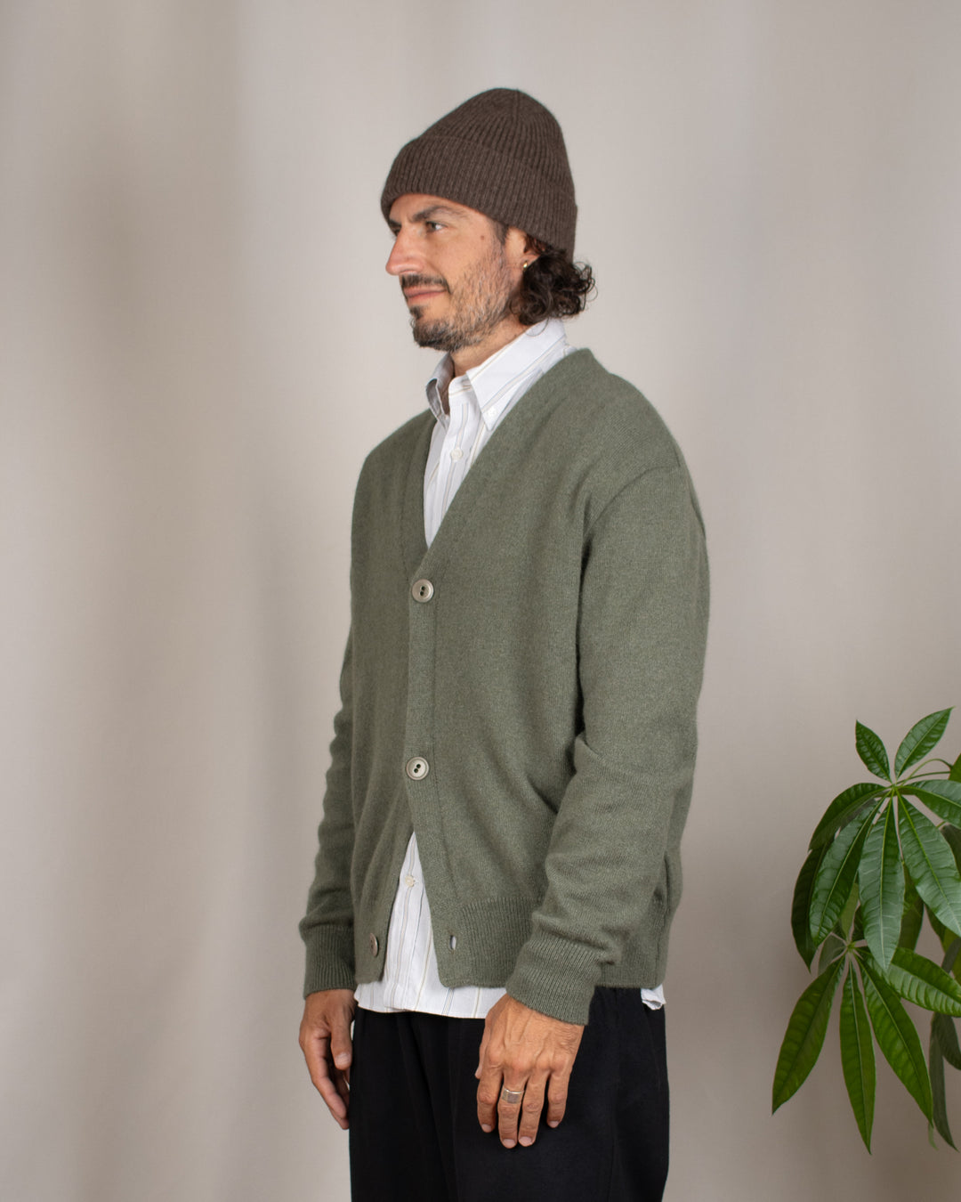 Cardigan Armen Green Thicket