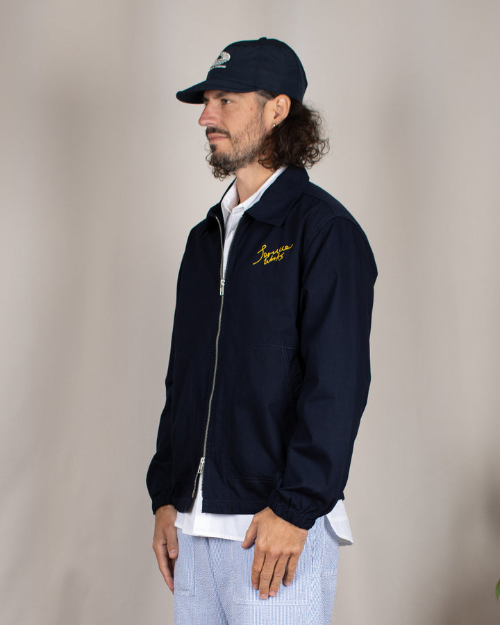 Twill Work Jacket Dark Navy