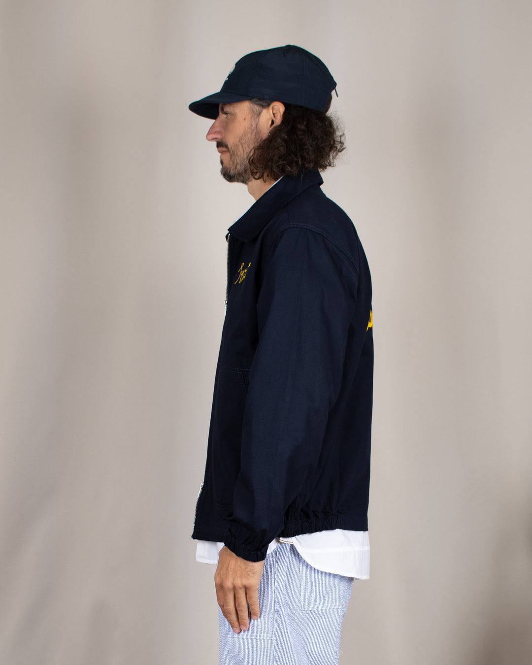 Twill Work Jacket Dark Navy