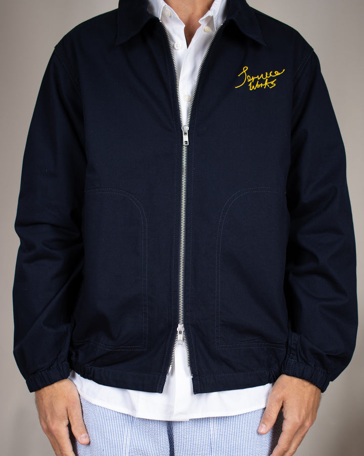 Twill Work Jacket Dark Navy