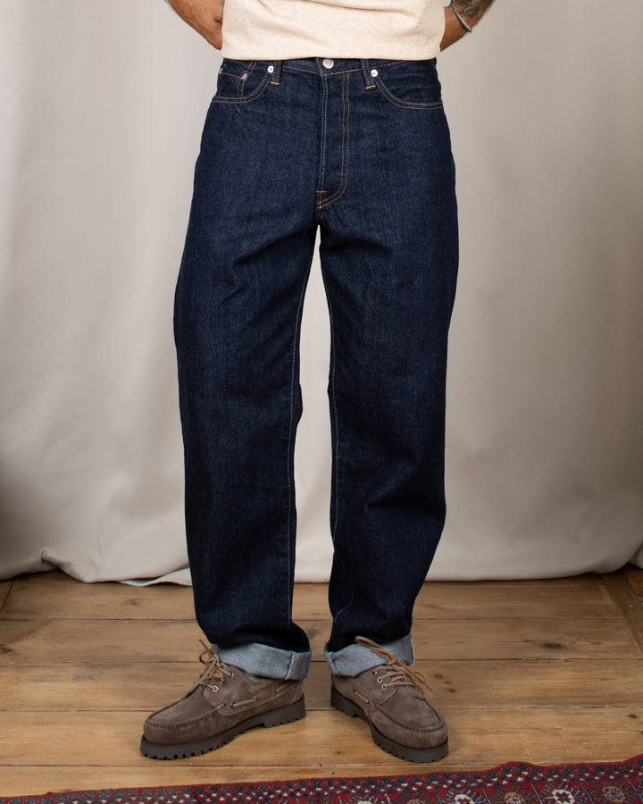 Loose Jeans Kurabo Red selvedge Blue Rinsed