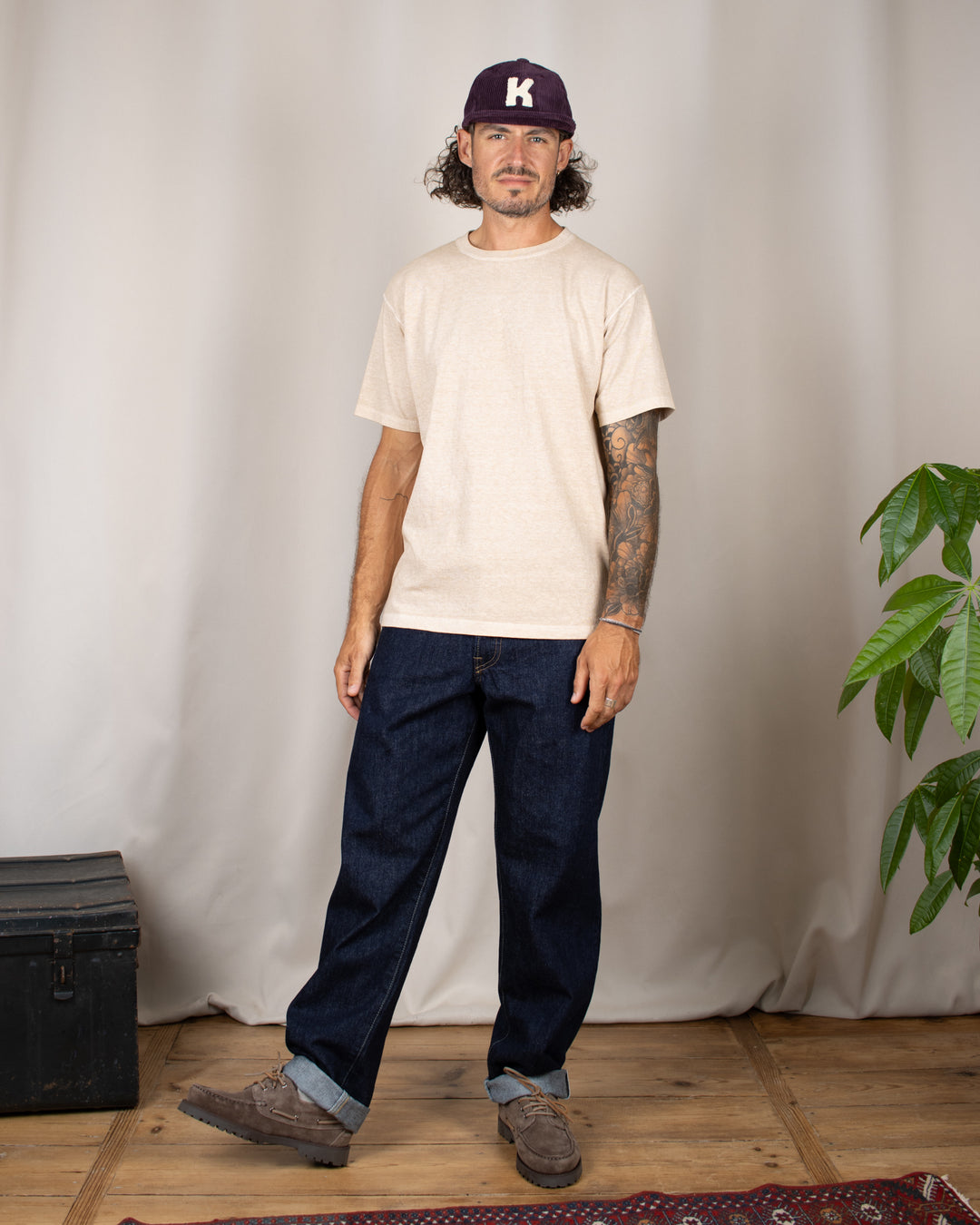 Loose Jeans Kurabo Red selvedge Blue Rinsed