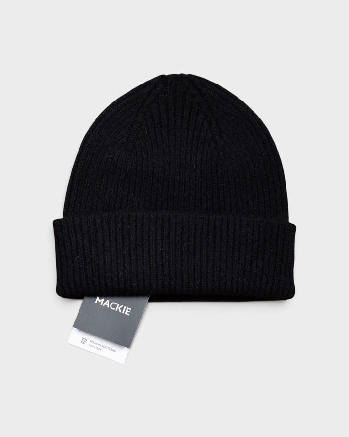 Bonnet Mackie Barra Hat Black, vue de face