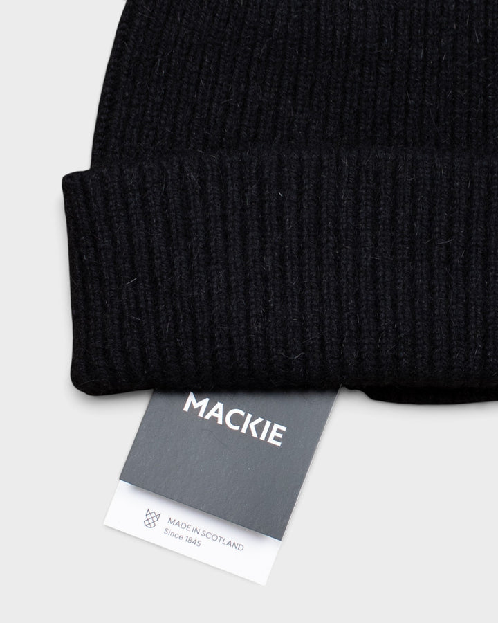 Bonnet Mackie Barra Hat Black, détail du revers