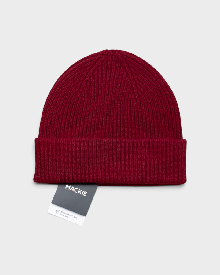 Bonnet Mackie Barra Hat Bordeaux, vue de face