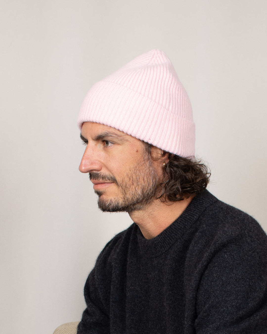 Bonnet Mackie Barra Hat Candy Floss, porté de côté