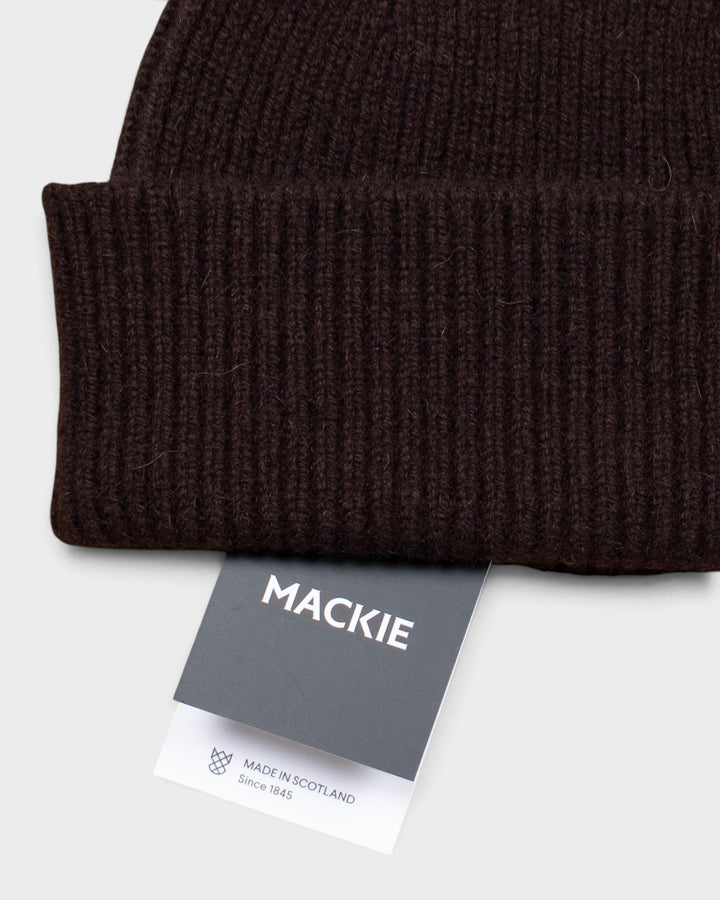 Bonnet Mackie Barra Hat Ebony, détail du revers