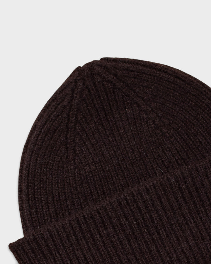 Bonnet Mackie Barra Hat Ebony, détail de la maille