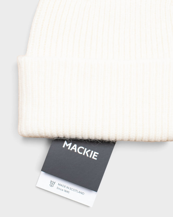 Bonnet Mackie Barra Hat Ecru, détail du revers