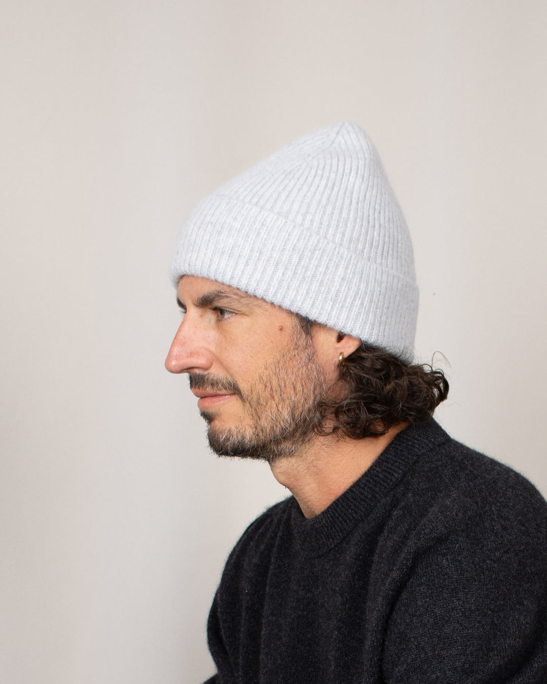 Bonnet Mackie Barra Hat Eider, porté de côté