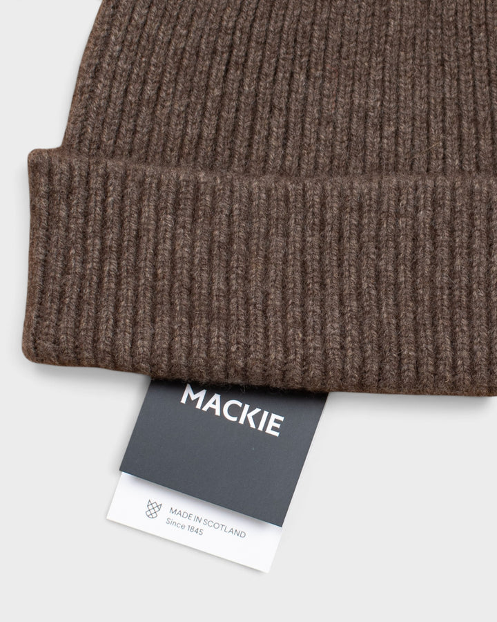 Bonnet Mackie Barra Hat Mocha, détail du revers