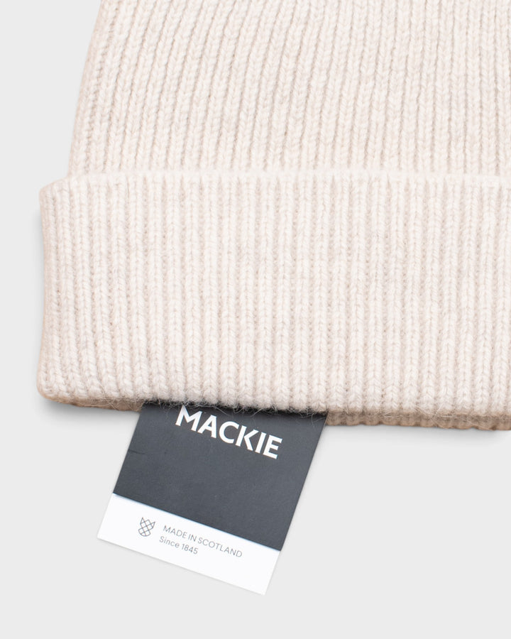 Bonnet Mackie Barra Hat Natural, détail du revers