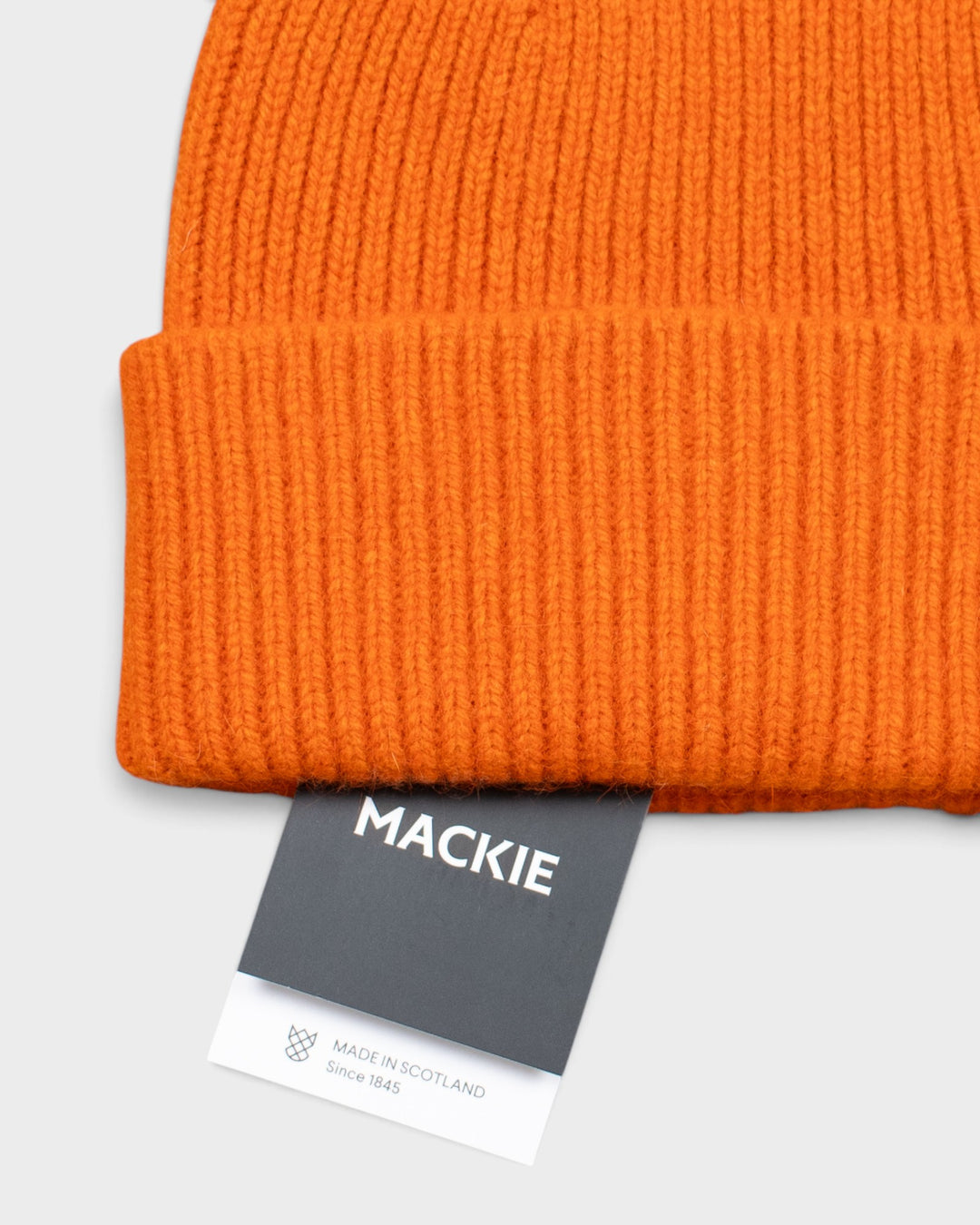 Bonnet Mackie Barra Hat Orange Glow, détail du revers