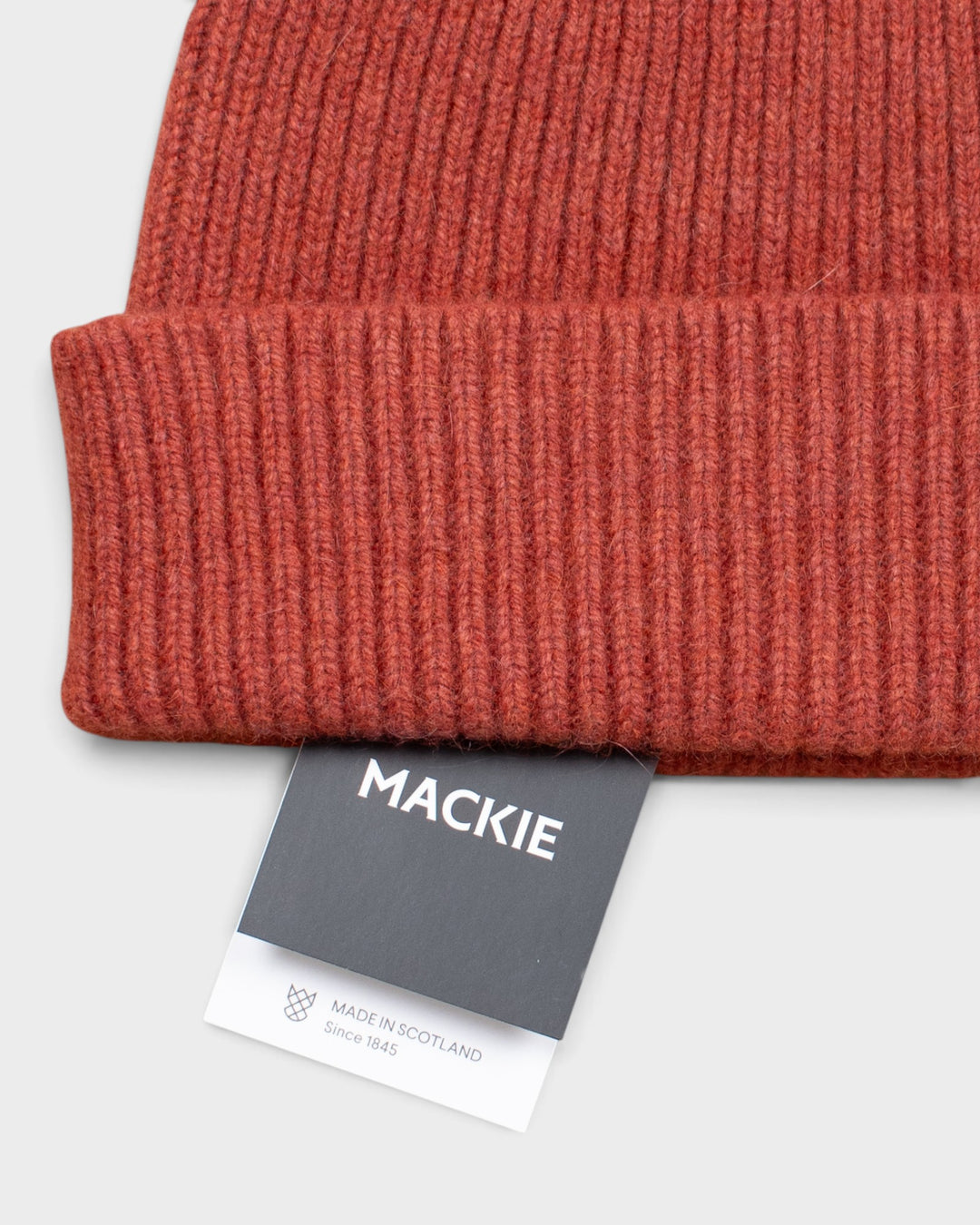 Bonnet Mackie Barra Hat Russet, détail du revers