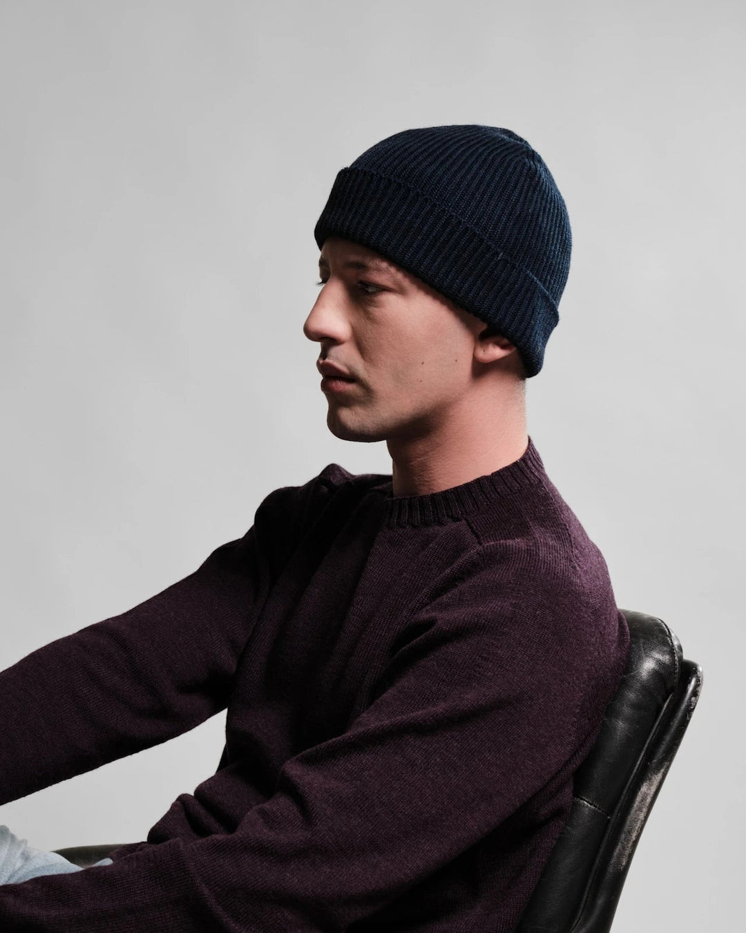Bonnet Ara Bleu Marine — vue portée 2