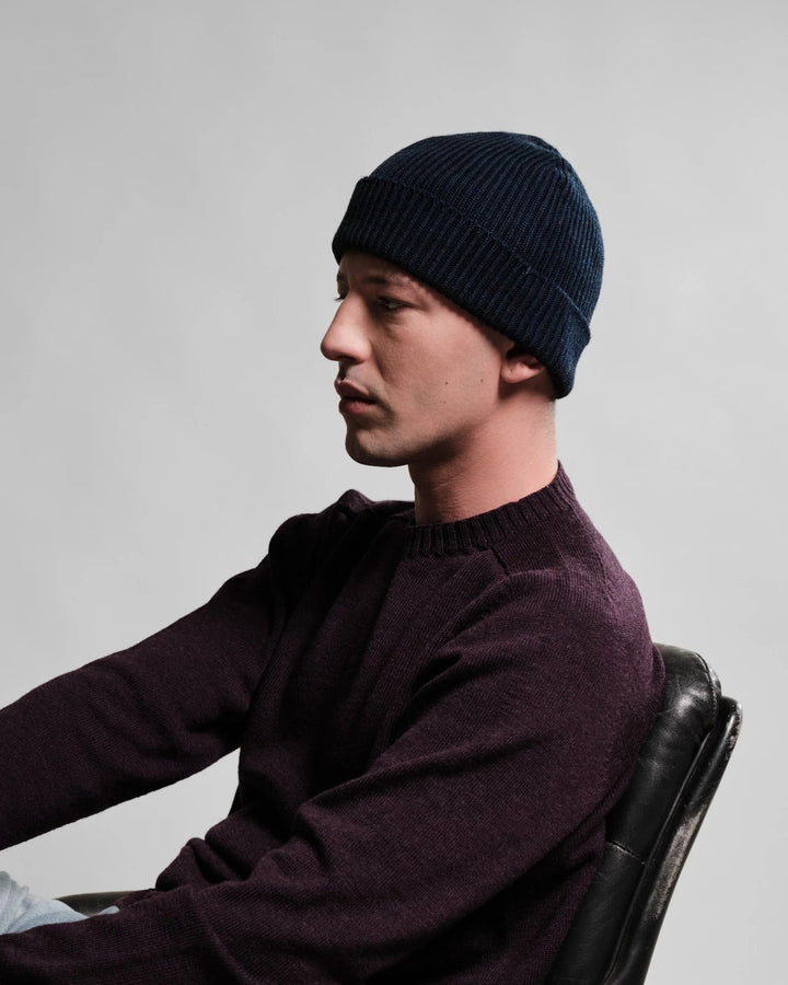Bonnet Ara Bleu Marine — vue portée 2