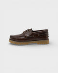Ollie Boat Shoe Brown Croco Leather