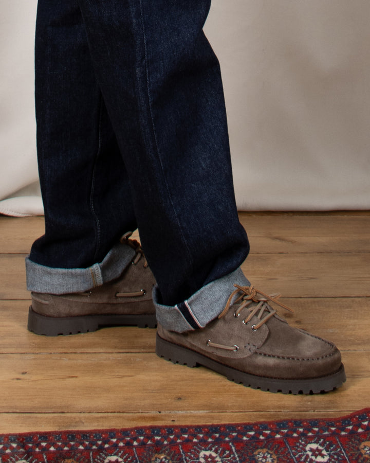 Ollie Boat Shoe Truffle Suede