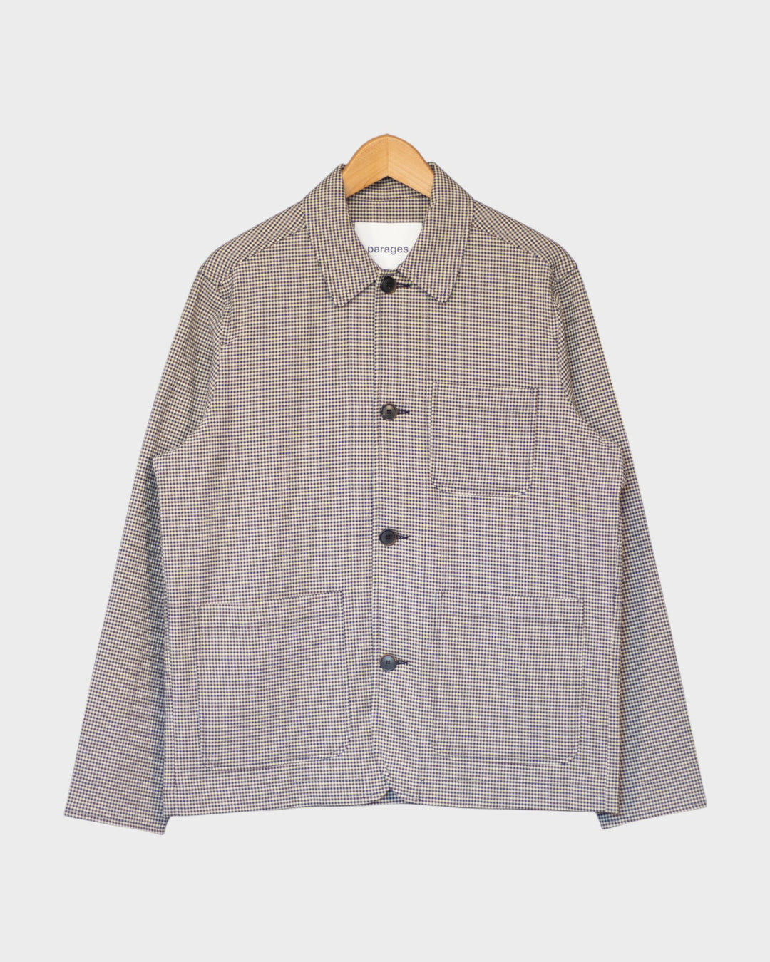Parages Ropa Parages Squire Seersucker Jacket Brown Checks - Drapeur