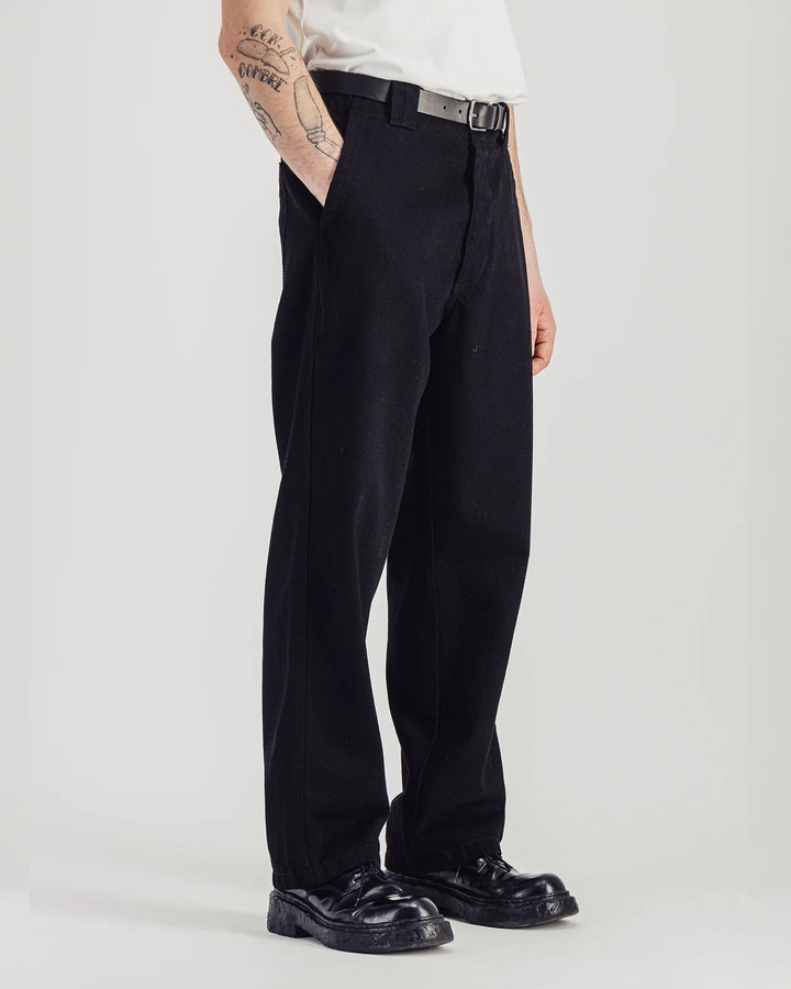 Dad Denim Pants Black