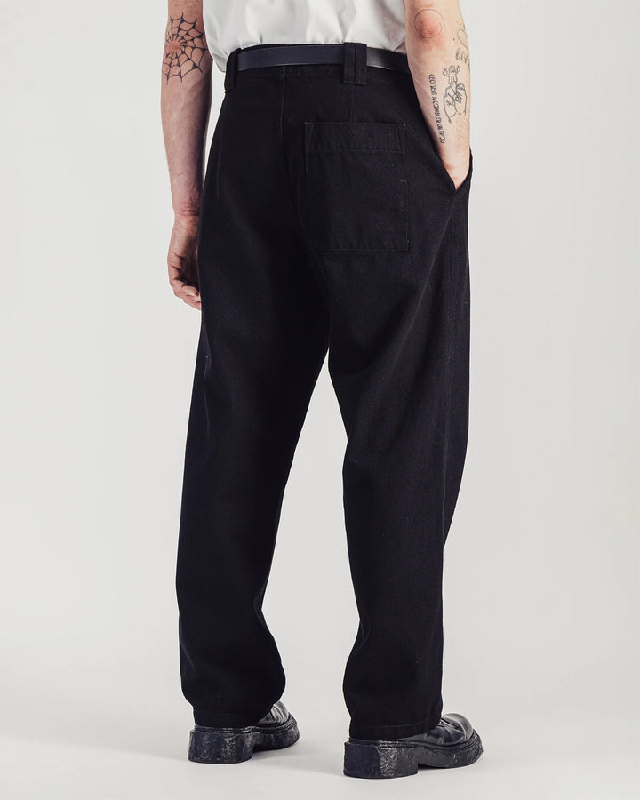 Dad Denim Pants Black